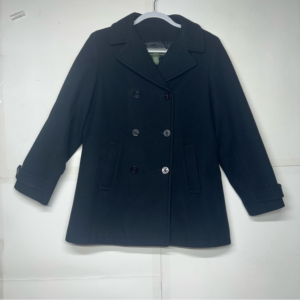 Classic Black Women's Eddie Bauer Peacoat size medium